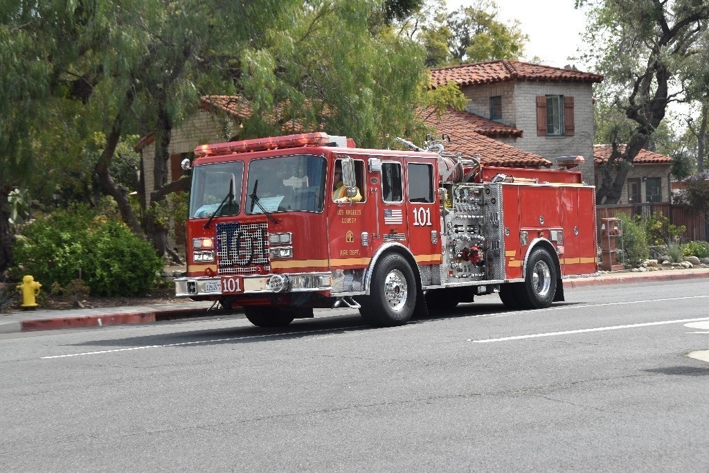 fire truck on street