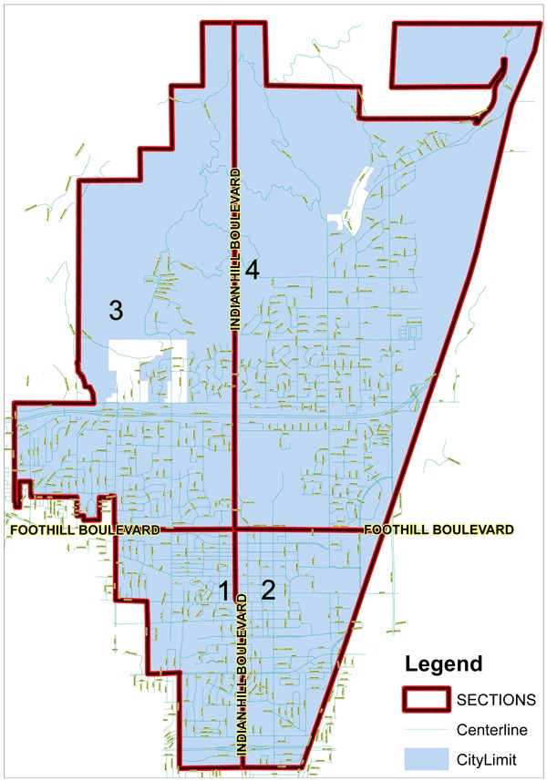 Police Service Area Map